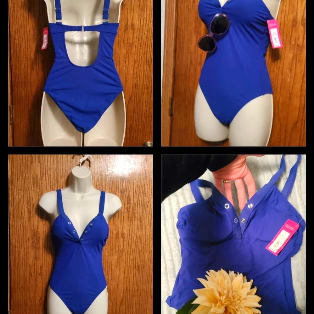 Button chest One Piece swimsuit